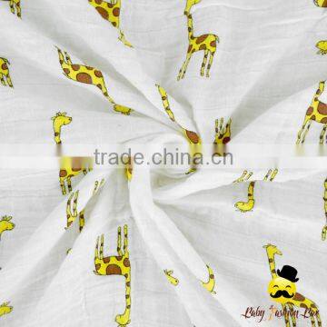 OEM Service Kids Cactus Pattern Printed Design Soft Cotton Infant Wrap Carrier Blanket Swaddle photo-4