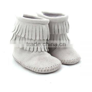 Baby Toddler Girls Boys Use Winter Warm Snow Boot Moccasins Trimmed Boots Outdoor photo-2
