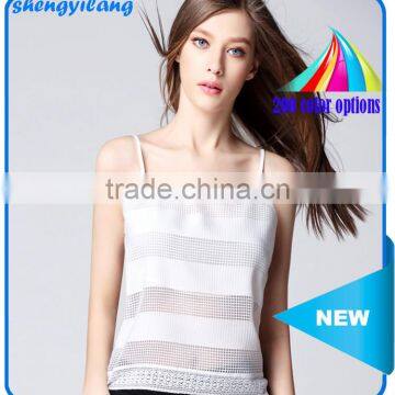 OEM Factory Custom Loose Mesh Women Sexy Singlets/new Design/ New Design Dry Fit Singlet