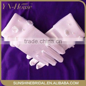flower decoration wedding glove children communion glove lady bridalglove flower girl glove