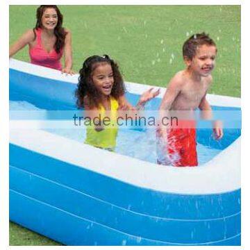 INTEX Transparent Blue Inflatable Swimming Pool photo-2
