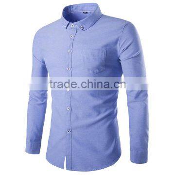 Stylish mens casual dress shirt mandarin collar dress shirt