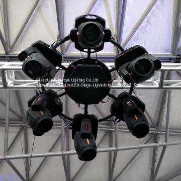 Auto Revolving Factory 1 Channel Mini Rotating Circle Truss for Stage Light photo-2