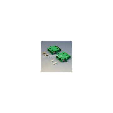 SC Standard Duplex Adapter Green