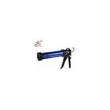 Professional 10oz Aluminum Blue Oxidation Sausage Caulking Gun With Big Ladder Hook