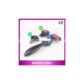 Magic performance colorful derma roller three changable heads