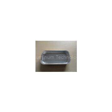 Rectangle Airline Aluminium Foil Tray  with golden coated outside for daily