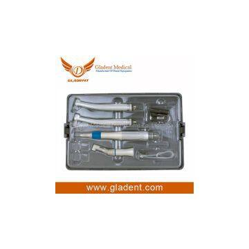 Dental handpiece set(2 high handpiece and 1 low handpiece)