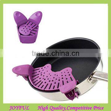 Factory supplier Foldable Clip-On Snap and Strainer Clip Colander