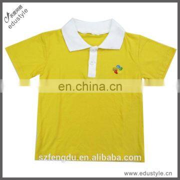 Free sample cotton Printed kids polo shirts wholesale