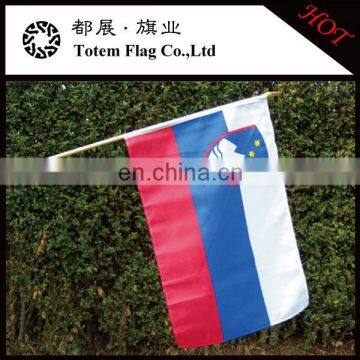Slovenia Hand Flag