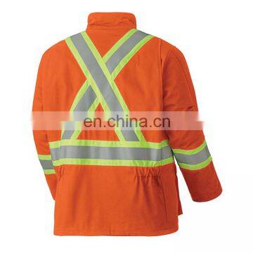 OEM Mens Reflective Blue Wear Rough Workwear Plus Size Coal Mine Work Jacket for Mining photo-2
