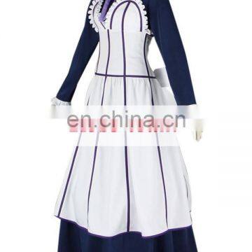 Rose-team Fantasia Anime Made Black Butler Kuroshitsuji Emma Maid Dress Cosplay Costume photo-4