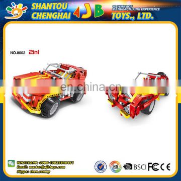 Remote control 472pcs diy ABS SUV car rc building block