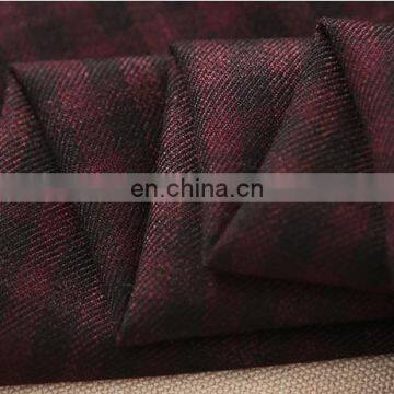 Fashion Polyester Rayon Spandex Blend Traditional Plaid TR Suit Fabric photo-2