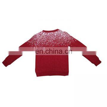 2017 Wholesale Nice Custom Winter Child Design Knitted Mongolian Cashmere Kid Sweater for Boys photo-2