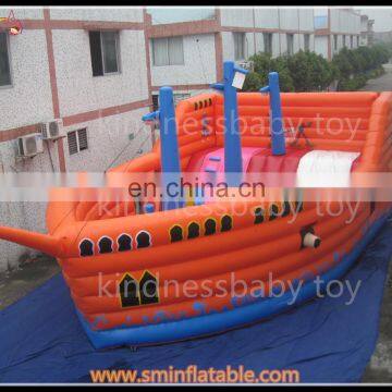 Inflatable bouncer castle, inflatable ship shape castle, inflatable air trampoline