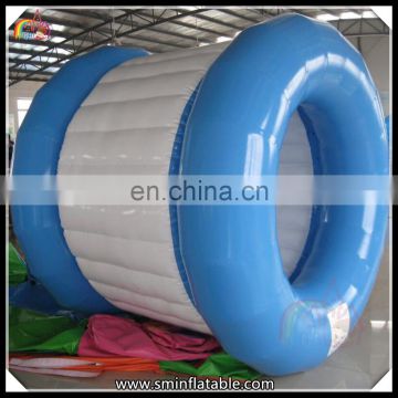 0.9mmpvc tarpaulin inflatable aqua roller , inflatable water cylinder , inflatable water roller