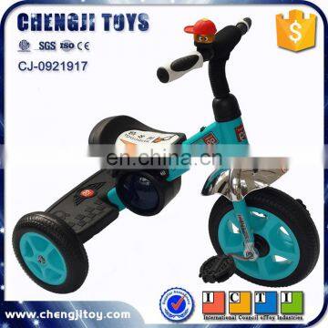 Outdoor play 3 wheels pedal ride on car toys mini trike tricycle for children