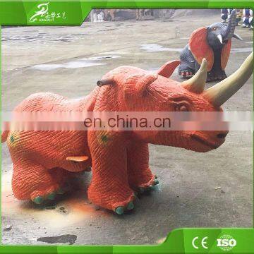 Kawah Rubber Material Animal Scooter Outdoor Attractive Coin Operated Dinosaur Rides For Sale photo-6