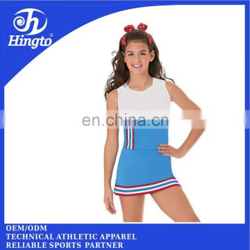 Plus size dance wear sublimation cheerleading uniform