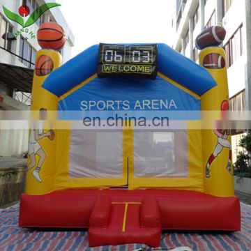 15ft Attractive design kids sports arena inflatable jumpers