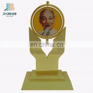 Personalized Antique Gold Plated Metal Trophy For Sports photo-2