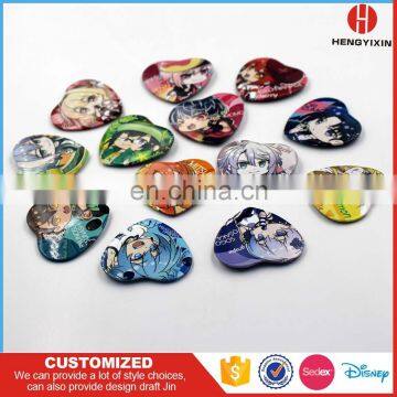 Handmade Quality Manufactory Heart, Star Button Badge/Tin Button Badge/Cosmetic Pocket Mirror For Promotion/Party photo-3