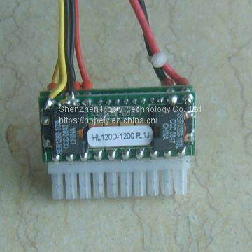 HL120D-7600 120w Output.6-30V Wide input intelligent Automotive Car PC Power Supply,Carpc Carputer in Vehicle Mini Pico-