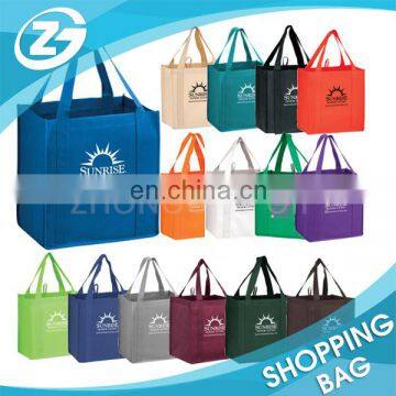 Brand Logo For Promotion Solid Color Reusable Shopping Tote Bag Non Woven photo-4