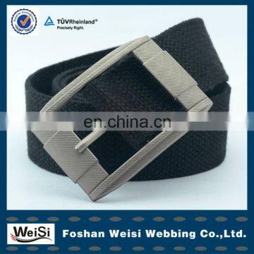 Mens Military Canvas Belt Black Canvas Fabric Belts