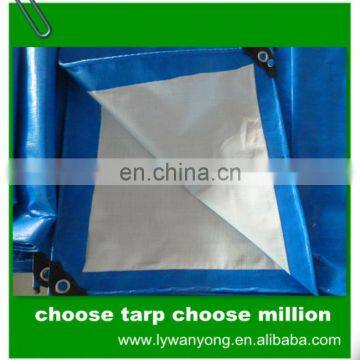 blue white 4x5M pe waterproof tarpaulin good sale in africa waterproof truck tarpaulin