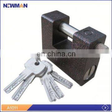 Egypt market best door locks 5pcs computer keys iron padlock