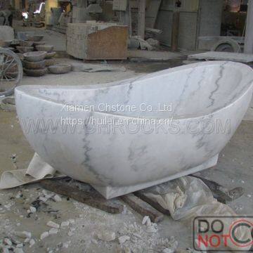 Guangxi White Marble Bathtub, China White Marble Bathroom Tubs