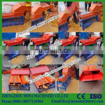 Hot sale corn kernel removing machine/double roller corn thresh machine/corn peeler and thresher machine