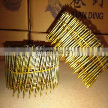 3.8mmX120mm Smooth Common Roofing Coil Nails Factory Price FC120