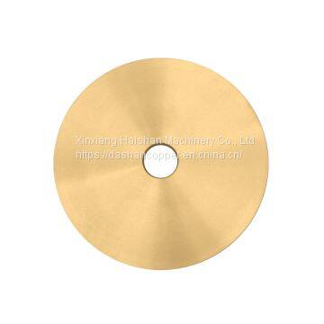 Customized Bronze Round Plate for Copper Fittings of Spring Cone Crusher