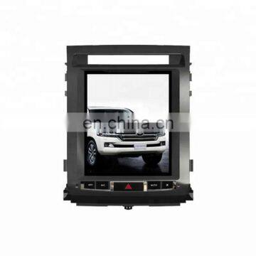 Android HD vertical screen car multimedia GPS navigation car radio dvd player for toyota landcruiser 2008-2015