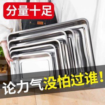 Baking Tray Shallow Metal Container Used for Baking Foods Colorful Pans Stainless Steel Pots, Pans, Kettles