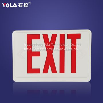 New Type LED Exit Sign Save Energy Exit Signs Green Red Lamp