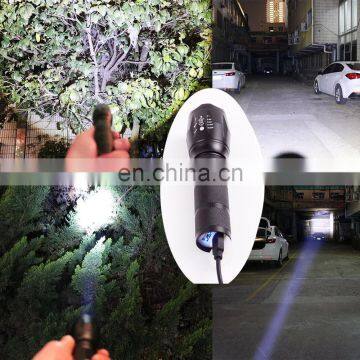 Aluminum Alloy Waterproof Tactical Flashlight Rechargeable Led Flashlights For Outdoors photo-7