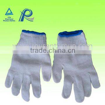 poly cotton knitted gloves