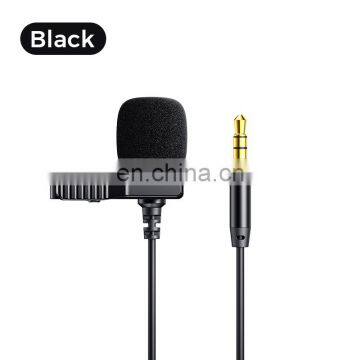 JOYROOM lapel microphone for mobile phone singing recording Lavalier Microphone universal professional for camera tablet