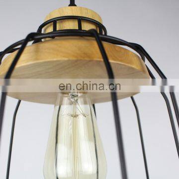 Retro Iron Suspension Cage Loft Pendant Lighting photo-4
