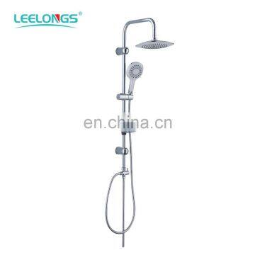 CKD Approval Customized Wall Mounted White Shower Bar Set with multi function shower