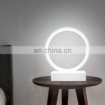 Shenzhen Giftwhole funny lamp table white luxury modern american style new home furniture decorative goods table lamp