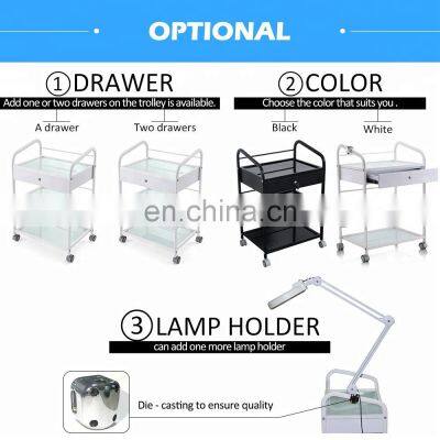 Medical Trolley Beautiful Metal Salon Trolley White