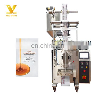 KV 7ml Honey face mask facial cream clearly Seal line liquid packaging bagging machine