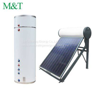 SST 300L Easy to install SUS 303/304 duplex stainless steel solar hot water tank suppliers