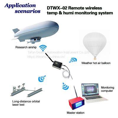 Outdoor wireless multi-point temperature and humidity monitor long-distance up to 1500m